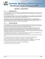 Preview for 5 page of Jupiter Avionics JA95-N02 Installation And Operating Manual