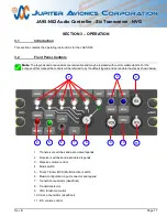 Preview for 21 page of Jupiter Avionics JA95-N02 Installation And Operating Manual