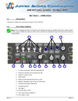 Preview for 20 page of Jupiter Avionics JA95-N11 Installation And Operating Manual