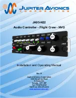 Preview for 1 page of Jupiter Avionics JA95-N22 Installation And Operating Manual