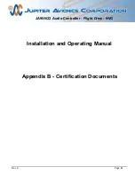 Preview for 37 page of Jupiter Avionics JA95-N22 Installation And Operating Manual