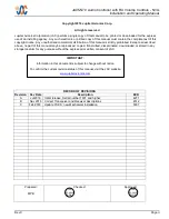 Preview for 2 page of Jupiter Avionics JA95-N70 Installation And Operating Manual