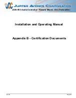 Предварительный просмотр 32 страницы Jupiter Avionics JA95-R03 Installation And Operating Manual