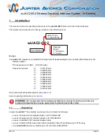 Предварительный просмотр 4 страницы Jupiter Avionics JB60 Operating Manual