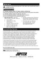 Preview for 4 page of Jupiter 56574 Owner'S Manual & Safety Instructions