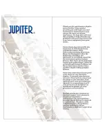 Preview for 2 page of Jupiter Clarinet Owner'S Manual