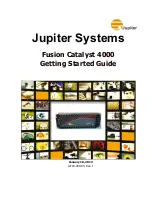 Jupiter Fusion Catalyst 4000 Getting Started Manual preview