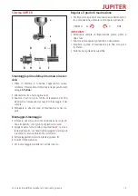 Preview for 15 page of Jupiter JUPITER System Operating Instructions Manual