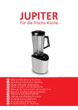 Jupiter Nutrimix Operating Instructions Manual preview