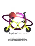 Preview for 1 page of JUPITERBIKE Portable electric folding bike Operation Manual