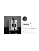 Jura Capresso Impressa F9 Operating Instructions And Warranty предпросмотр