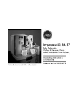 Предварительный просмотр 1 страницы Jura Capresso Impressa S7 Operating Instructions Manual