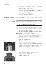 Предварительный просмотр 22 страницы Jura D4 Instructions For Use Manual