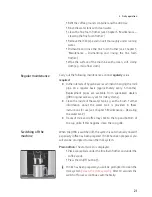 Предварительный просмотр 21 страницы Jura E6 Instructions For Use Manual