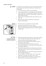 Предварительный просмотр 6 страницы Jura ENA 8 Instructions For Use Manual