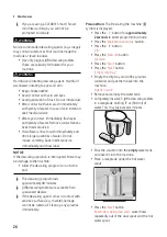 Предварительный просмотр 26 страницы Jura ENA 8 Instructions For Use Manual