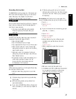 Preview for 27 page of Jura IMPRESSA A9 One Touch Instructions For Use Manual