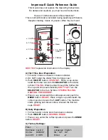 Предварительный просмотр 1 страницы Jura Impressa E Quick Reference Manual