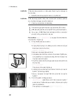 Предварительный просмотр 40 страницы Jura Impressa F Instructions For Use Manual