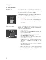 Preview for 22 page of Jura IMPRESSA F7 Instructions For Use Manual