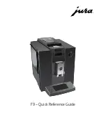 Jura Impressa F9  guide Quick Reference Manual предпросмотр