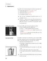 Предварительный просмотр 26 страницы Jura WE6 Professional Instructions For Use Manual