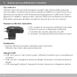 Preview for 4 page of Jura Wireless Transmitter Instructions For Use Manual