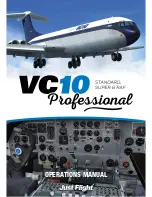 Just Flight Standard VC10 Operation Manual preview