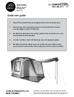 Предварительный просмотр 5 страницы Just Kampers Retro J13642 Tech Sheet