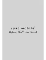 Just Mobile Highway Max User Manual preview