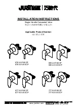 Justime 6765-XF-80CP Installation Instructions Manual предпросмотр