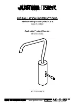 Preview for 1 page of Justime 6777-G2-80CP Installation Instructions Manual