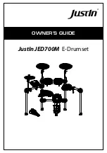 Justin JED700M Owner'S Manual preview