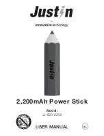 Preview for 1 page of Justin JJ-620-2200 User Manual