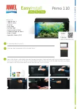 JUWEL Aquarium Primo 110 Easy Installation Manual preview