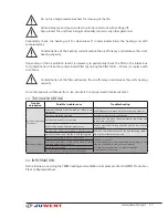 Preview for 17 page of Juwent TERM-E-18 User Manual