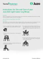 Juzo Toomac Solutions ACS Light Lower Leg Wraps Instructions For Use And Care preview