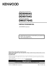 JVC KENWOOD DDX9704S Instruction Manual предпросмотр