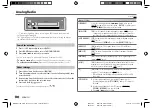 Preview for 14 page of JVC KENWOOD KDC-BT760DAB Instruction Manual