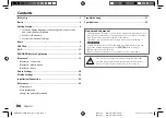 Preview for 2 page of JVC KENWOOD KMM-BT208 Instruction Manual