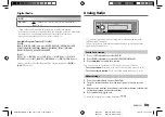 Предварительный просмотр 17 страницы JVC KENWOOD KMM-BT408DAB Instruction Manual