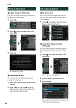 Preview for 42 page of JVC KENWOOD KW-M865BW Instruction Manual