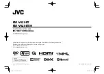 JVC KENWOOD KW-V620BT Instruction Manual предпросмотр