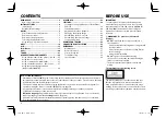 Preview for 2 page of JVC KENWOOD KW-V620BT Instruction Manual