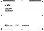 Preview for 1 page of JVC KENWOOD KW-X850BT Instruction Manual