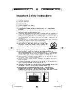 Предварительный просмотр 3 страницы JVC 0109TSH-II-IM User Manual