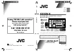 Предварительный просмотр 1 страницы JVC 0210DTSMDTJEIN Instructions Manual