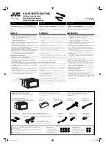 Preview for 1 page of JVC 0410NSMMDWJEIN Installation & Connection Manual