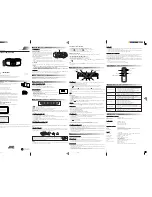 Предварительный просмотр 2 страницы JVC 601-600000-030 Instruction Manual