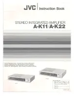 JVC A-K11 Instruction Book preview